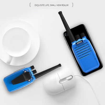 Radio mobile numérique à longue portée portable avec lampe de poche et batterie lithium-ion