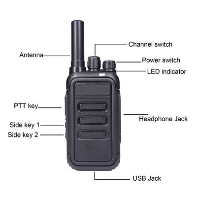 WKTK Système d'interphone à longue portée portable VHF UHF radio pour la gestion des restaurants