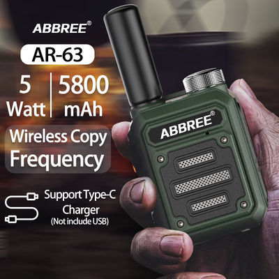 ABBREE AR-63 radio sans fil pour la chasse couleur camouflage/brown talk portée 3km-10km