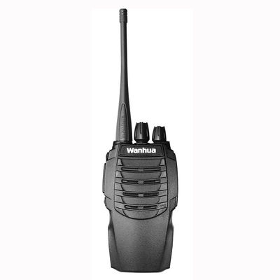 Walkie-talkie portable à longue portée avec stabilité de fréquence de 2,5 ppm et chargeur USB