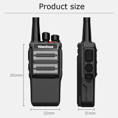 Réseau de fréquences LTE/CDMA/WCDMA/TD-SCDMA Walkie Talkie 2W pour les déplacements routiers et les appareils portables