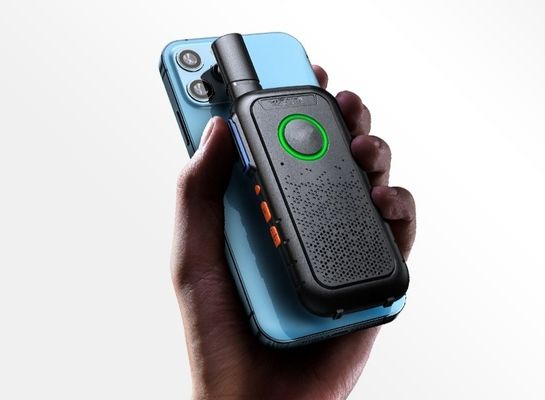 Commercial Noir Mini Mince Portable Walkie Talkie Portable Léger 1,7*13,5*5,4cm