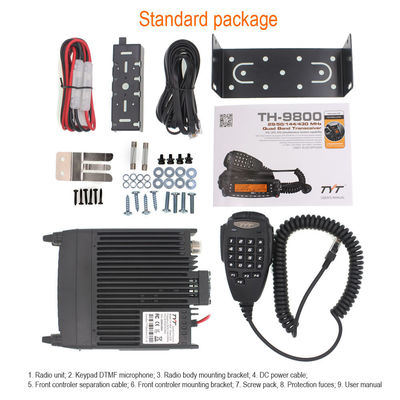 TYT TH-9800 Car Radio 50W Walkie Talkie avec 100 km de portée et 209 canaux de stockage