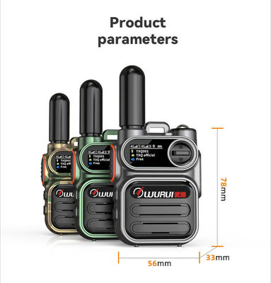 Mini-Walkie-Talkie sans fil 4G pour la communication par satellite à longue distance