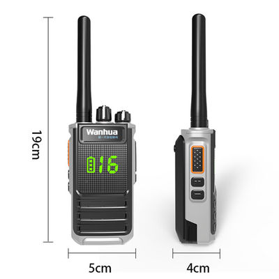 Professional 400-470 MHz portable UHF Walkie Talkie crypté avec batterie à longue durée de vie