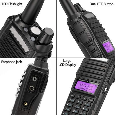 Transcepteur radio à longue portée Zello Walkie Talkie BF-8201 Uhf pour les professionnels de la randonnée