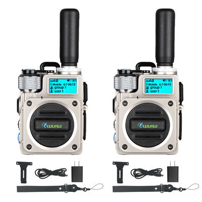 5000 km de portée de conversation 4G POC Walkie Talkie portable pour une communication illimitée