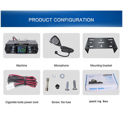Station de voiture haute puissance de 100 W VHF KT-780 Plus Transcepteur à bande unique de radio mobile pour voiture