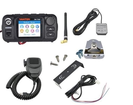 Réseau IP LTE POC UHF VHF Radio de voiture mobile avec 4G LTE POC 25w Radio analogique à double bande