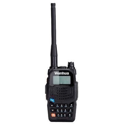 WKTK UV6S Radio longue portée 3W Puissance de sortie 16 Canaux de stockage pour les walkie-talkies UHF VHF