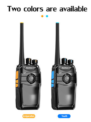 Écouteur professionnel walkie-talkie à double bande avec puissance de sortie de microphone PTT de 3W