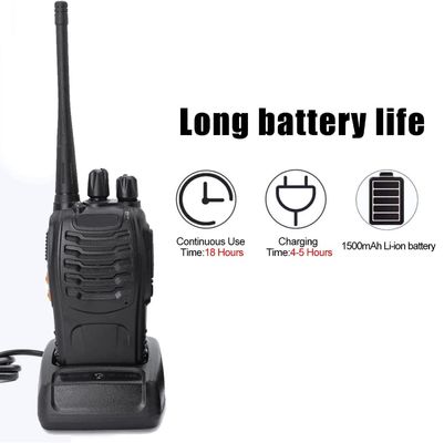 99 Canaux de stockage BF-888S Radio à double bande à deux voies Walkie Talkie pour enfants Portable portable