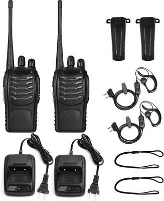 99 Canaux de stockage BF-888S Radio à double bande à deux voies Walkie Talkie pour enfants Portable portable