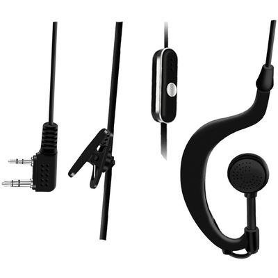 Écouteur à interphone filaire écouteur walkie talkie écouteur radio écouteur écouteur 110±3dB sensibilité