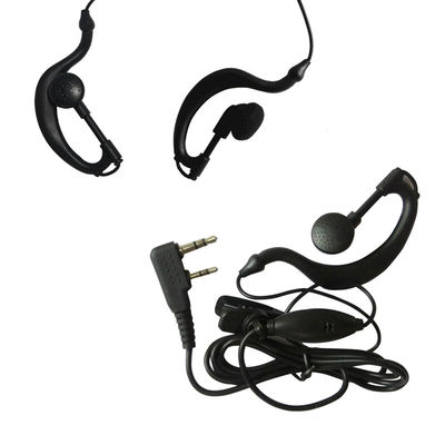 Écouteurs câblés 3,5 mm abordables pour deux voies radio walkie-talkie sans bouton de commande
