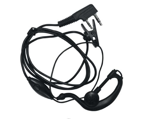 Écouteurs câblés 3,5 mm abordables pour deux voies radio walkie-talkie sans bouton de commande