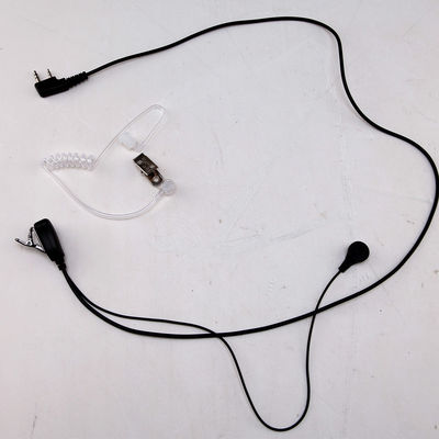 Écouteurs à câble casque anti-fuite son confortable bouchons d'oreilles guide d'air écouteur noir microphone en plastique
