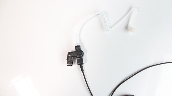 Microphone noir écouteurs à réduction de bruit pour connecteurs 3,5 mm casque Walkie Talkie