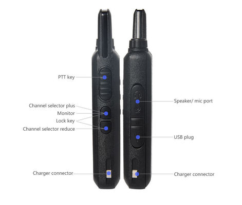 VTC201 Walkie Talkie à double mode 2W radio UHF/VHF pour les besoins de communication à longue distance