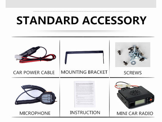 Puissance de sortie maximale de 25 W DC7.4V Baojie BJ-218 voiture Mini Radio mobile émetteur-récepteur à longue portée