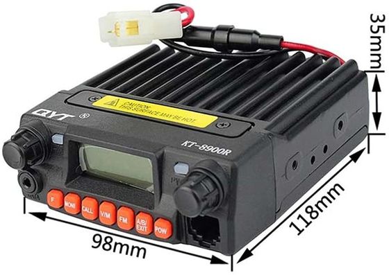 QYT KT-8900R Radio à longue portée à deux voies Mini Walkie Talkie avec langage d'opération anglais