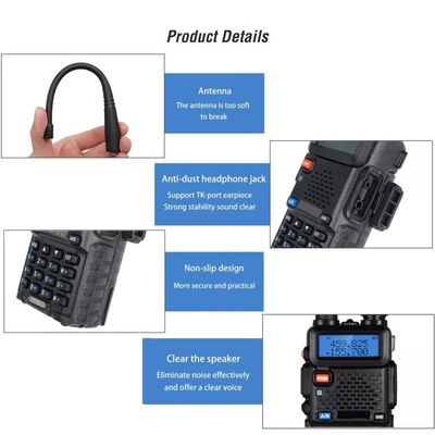 Radio à double bande VHF UHF pour intercoms de restaurant
