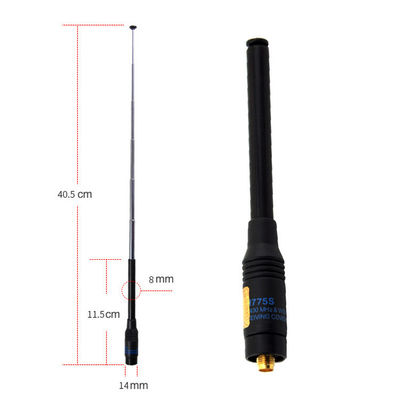 144-146/430-440MHz Plage de fréquences RH775 Walkie-Talkie avec NFC et longue antenne