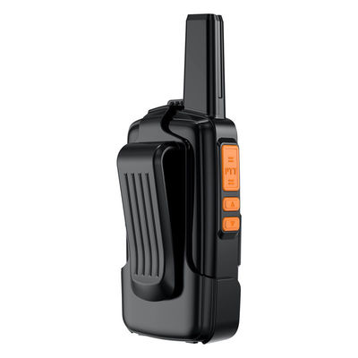 Radios portables à deux voies de 5 W en noir avec batterie rechargeable et chargeur USB