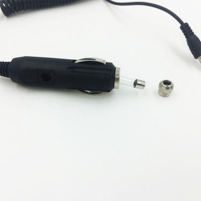 Énergie spéciale de voiture 12V câble de base en cuivre à ressort pour chargeur de walkie-talkie Wanhua
