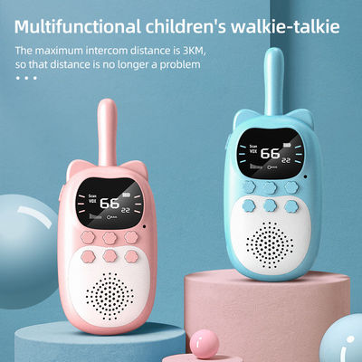 20 canaux de stockage Walkie-talkie portable pour enfants 3 km ABS jouet à distance en plastique