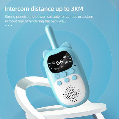 20 canaux de stockage Walkie-talkie portable pour enfants 3 km ABS jouet à distance en plastique