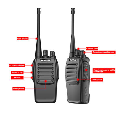 Interphone universel Wanhua WH27E Walkie Talkie 16 canaux pour une communication polyvalente