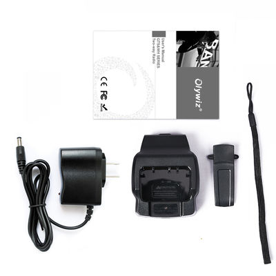 Radio à haut débit UHF Portable Walkie Talkie Noir 5W Puissance de sortie 3800mAh Intercoms Woki Toki