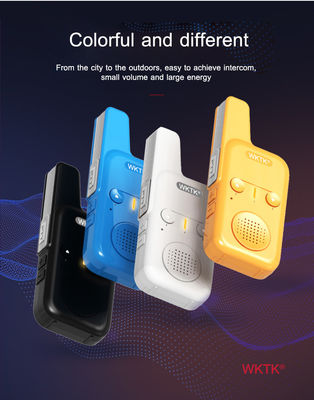 Économie Portable à deux voies radio sans fil UHF 400-470MHz Walkie Talkie avec une tension de 3,7V