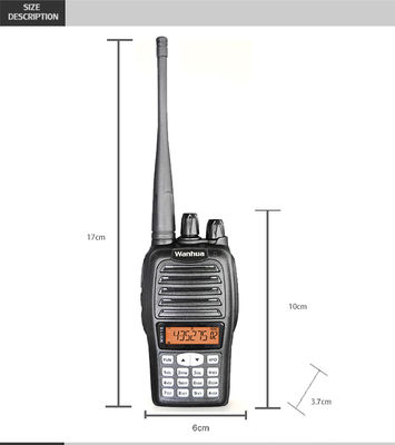 OEM personnaliser le haut-parleur type 4G POC WH118 Radio numérique noir UHF VHF professionnel