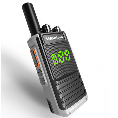 Range de fréquences personnalisable Walkie-Talkie cellulaire de grande capacité avec fonction d'affichage