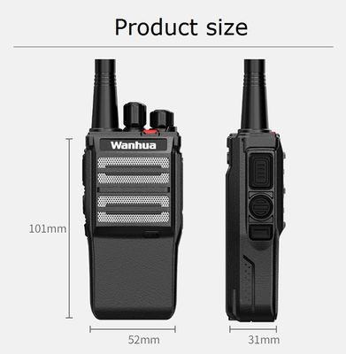 Radio de poche originale avec type de fréquence VHF UHF de 5 watts et interphones longue portée
