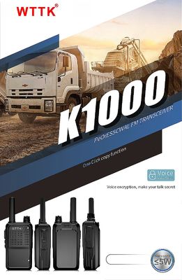 WKTK K1000 UHF Dual Band Long Range Walkie Talkie Ham Radio à deux voies