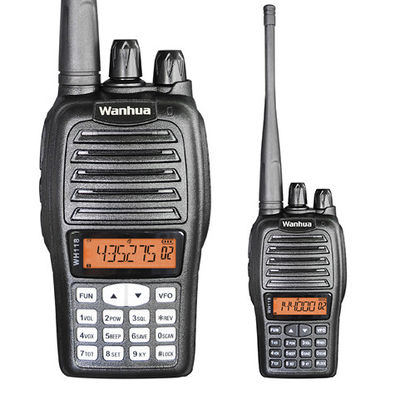Wanhua WH118 Radio portable walkie-talkie 2W Puissance de sortie à double bande UHF VHF longue portée
