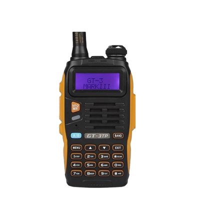 128 canaux de stockage étanche à l'eau 5 watts à deux voies radio mobile à double bande