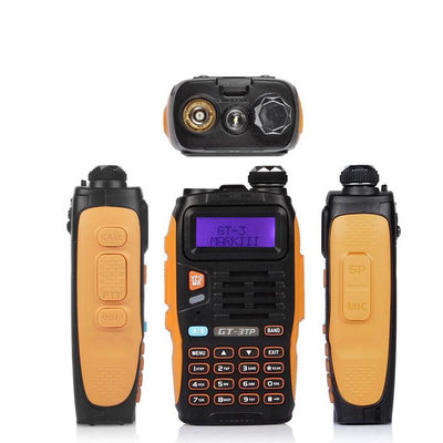 128 canaux de stockage étanche à l'eau 5 watts à deux voies radio mobile à double bande