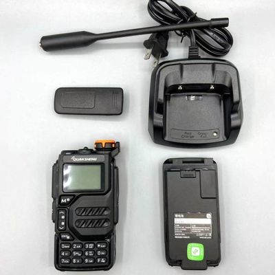 Radio à double bande haute puissance Walkie Talkie Style VHF/UHF à deux voies avec batterie de 3000 mAh