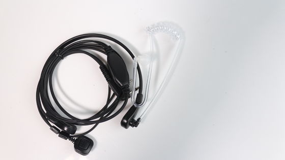 Microphone écouteur pour Icom Radios à deux voies Walkie-talkie Air Tube Temps de retard sans fil