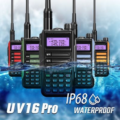 Récupérateur de radio à haute puissance UV-16 à longue portée, émetteur-récepteur étanche, radio bidirectionnelle