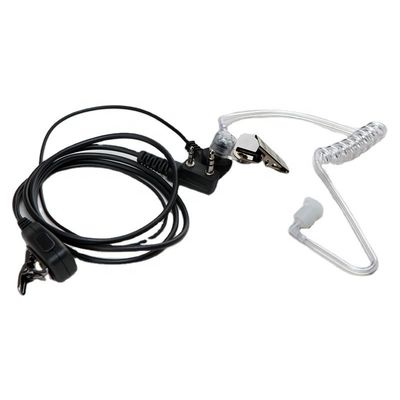 OEM Logo PTT Tube acoustique à air écouteur pour casque radio portable Walkie Talkie