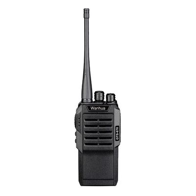 Radio à longue portée noire walkie-talkie bidirectionnelle pour activités en plein air