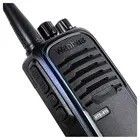 Radio à longue portée noire walkie-talkie bidirectionnelle pour activités en plein air