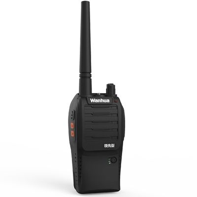 Wanhua S6 Black 4G POC Walkie Talkie avec batterie Li-ion de 3,7 V et double bande UHF / VHF
