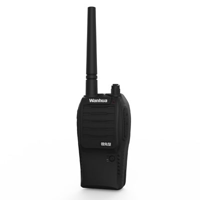 Wanhua S6 Black 4G POC Walkie Talkie avec batterie Li-ion de 3,7 V et double bande UHF / VHF