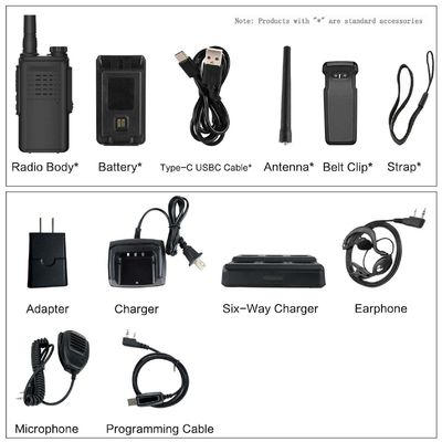 Téléphone portable de type terminal 5W à double bande UHF